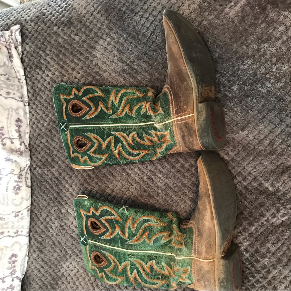 Green Twisted X Boots